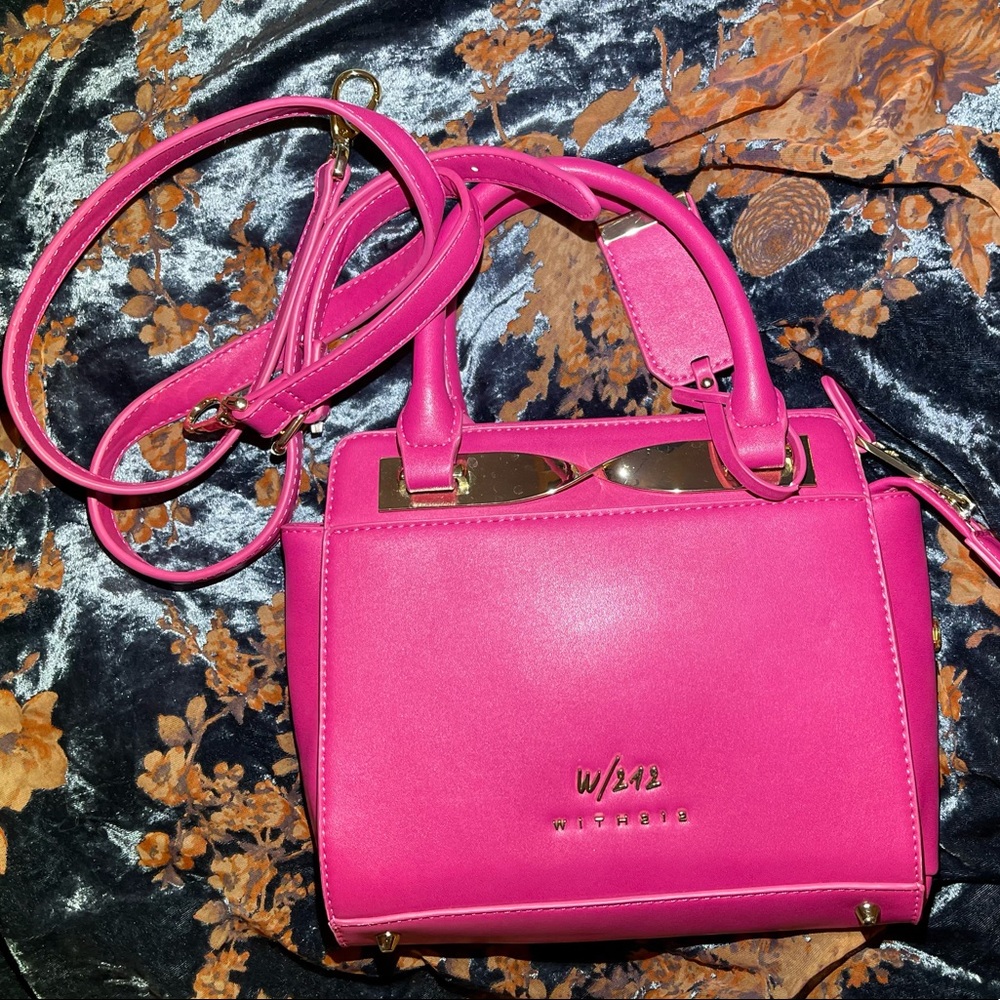 With212 raspberry pink purse bag